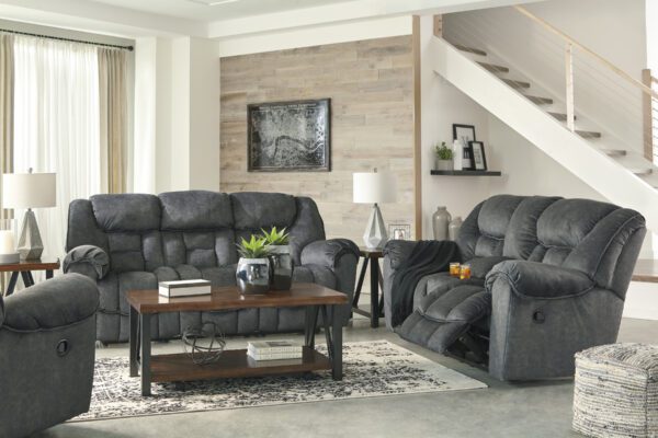 Capehorn Granite Reclining Sofa - Image 3