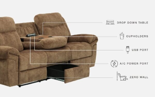 Nutmeg Reclining Sofa - Image 2