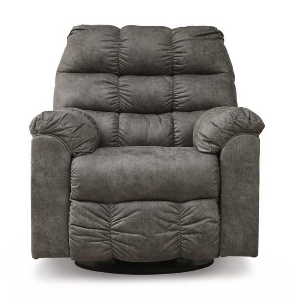 Derwin Concrete Swivel Glider Recliner - Image 3