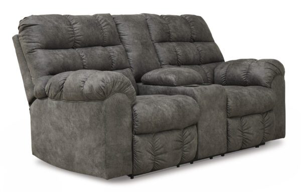 Derwin Concrete Reclining Loveseat - Image 2