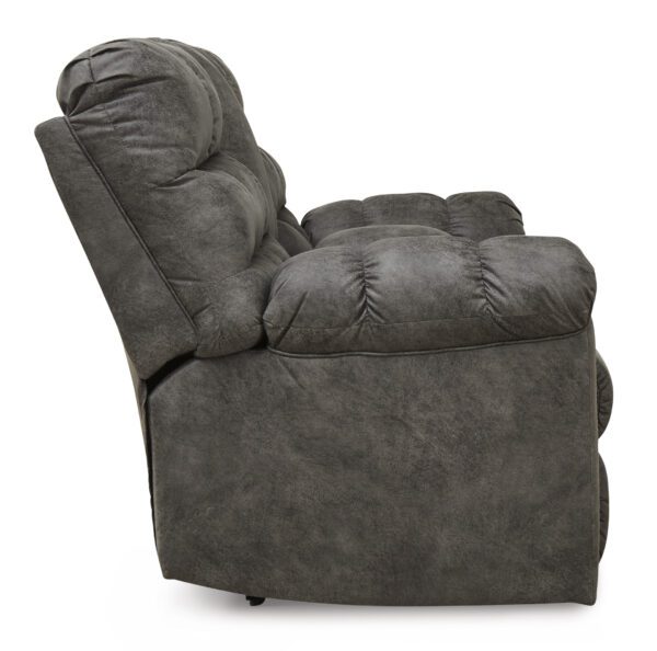 Derwin Concrete Reclining Loveseat - Image 3