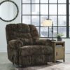 Chocolate Stationary Recliner