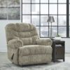 Taupe Stationary Recliner