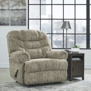 Taupe Stationary Recliner