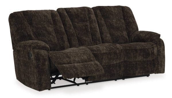 Soundwave Reclining Sofa with Drop Down Table - Image 3