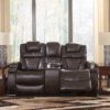 Warnerton Power Reclining Loveseat with Console