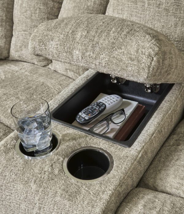 Hindmarsh Power Reclining Loveseat with Console - Image 3