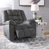 Drakestone Charcoal Recliner - Image 2
