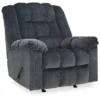 Ludden Blue Recliner - Image 3