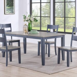 Grey and Graphite 5 Piece Dining Set