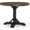 Valebeck Round Counter Table and 4 Barstools - Image 5