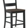 Valebeck Round Counter Table and 4 Barstools - Image 6