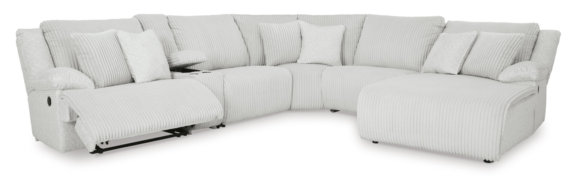 Top Tier 6-Piece Reclining Sectional with Chaise - Image 10