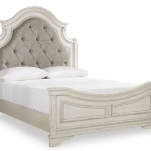 Realyn Queen Upholstered Panel Bed