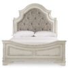 Realyn Queen Upholstered Panel Bed - Image 4