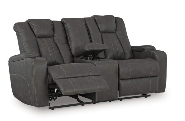 Batavia Pier Glider Reclining Loveseat w/Console - Image 3