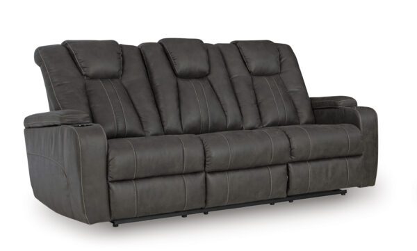 Batavia Pier Reclining Sofa w/ Drop Down Table - Image 4
