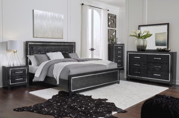 Kaydell King Upholstered Panel Bed - Image 10