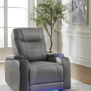 Schooner Rocks Slate Power Recliner