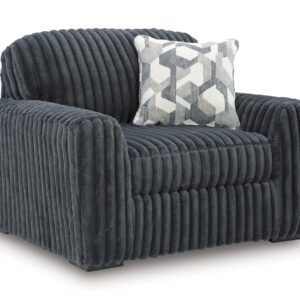 Midnight-Madness Gunmetal Chair and a Half