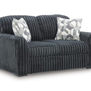 Midnight-Madness Gunmetal Loveseat