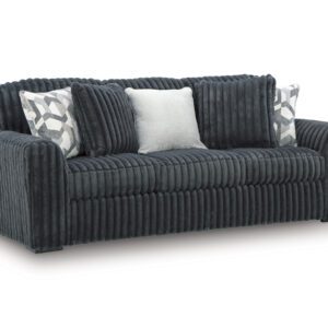 Midnight-Madness Gunmetal Sofa