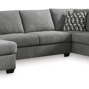 Birkdale Court Grey 3-Piece Sectional with Chaise