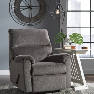 Nerviano Gray Zero Wall Recliner
