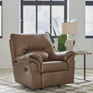 WillowBend Caramel Rocker Recliner