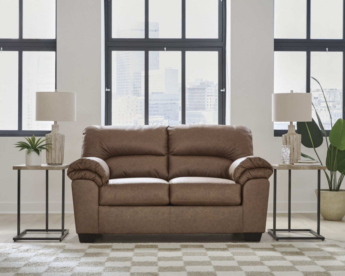 WillowBend Caramel Loveseat