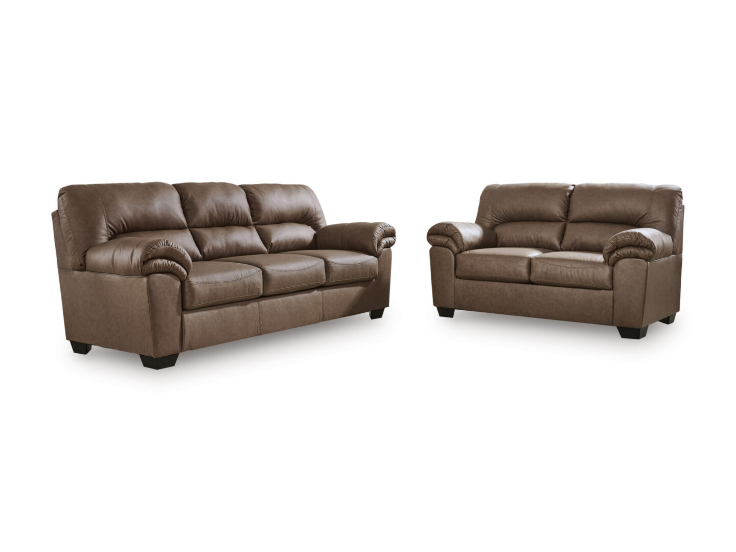 WillowBend Caramel Sofa and Loveseat - Image 2