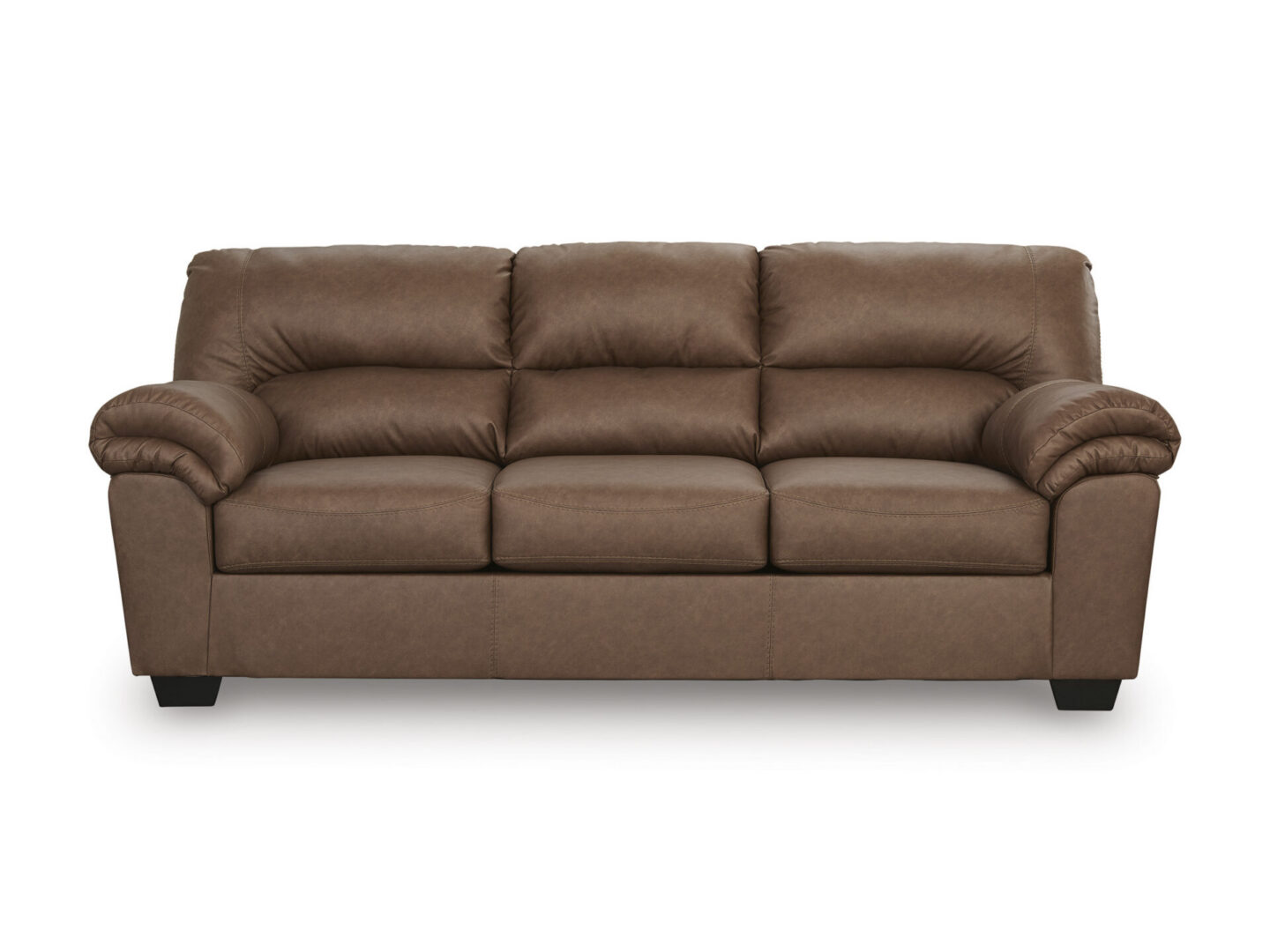 WillowBend Caramel Sofa - Image 3