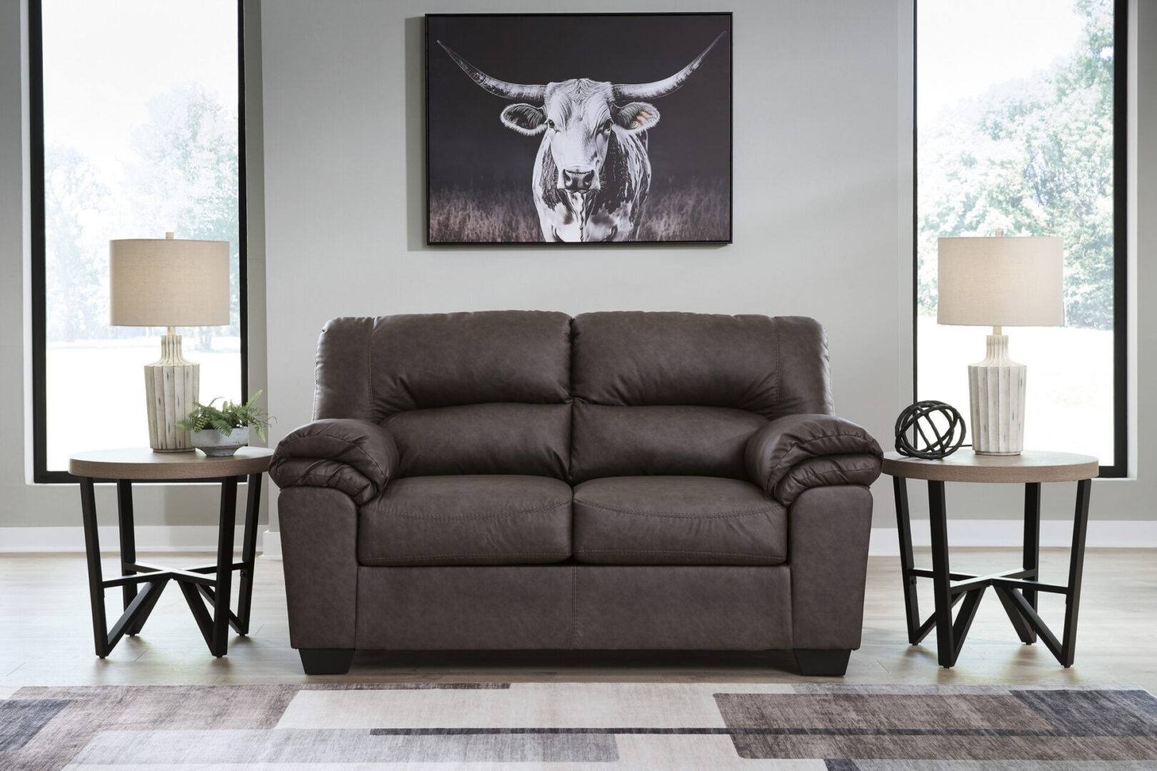 WillowBend Umber Loveseat