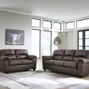WillowBend Umber Sofa and Loveseat